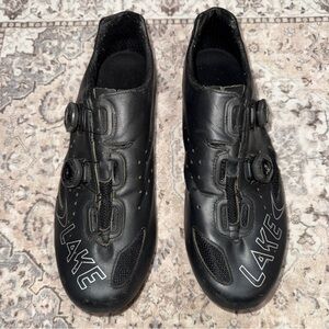 Lake CX402 Road Shoes US 12 EU 46 Wide Bike Shoes Cycling Cleats Carbon Sole